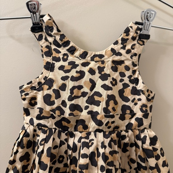 Janie and Jack Leopard Print Dress baby girl size 6 months to 12 months - Picture 4 of 8